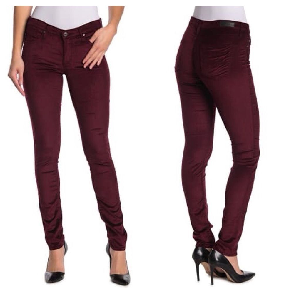 AG Corduroy Ankle Skinny Pants Size 26R